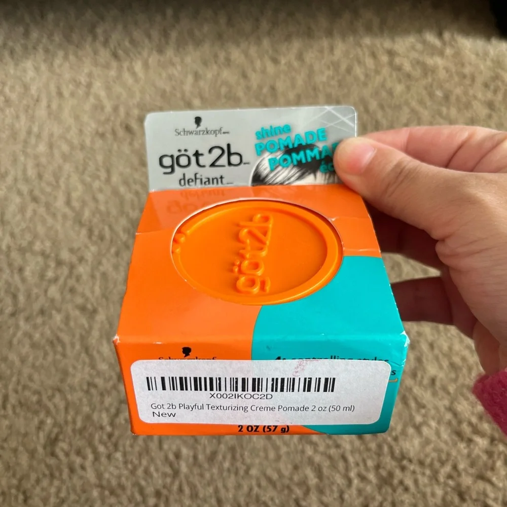 Schwarzkopf got2b Playful Texturizing Creme Pomade‎ - Orange and Teal